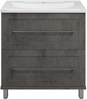 Misty Тумба под раковину Марта 80 темный бетон